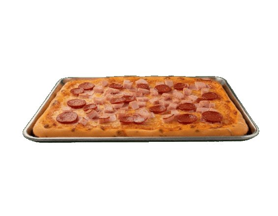 Pizza Familiar de Jamón y Chorizo 45 cm