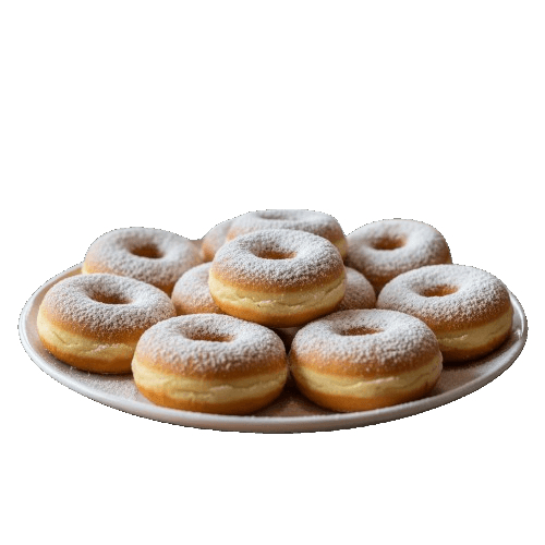 Ración de 10 Donas Azucaradas