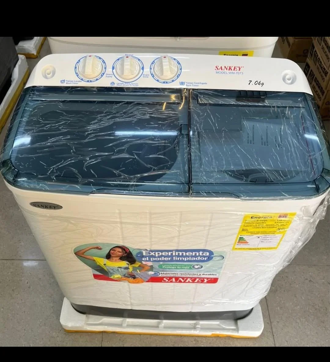 Lavadora semiautomatica de marca súper buena SANKEY