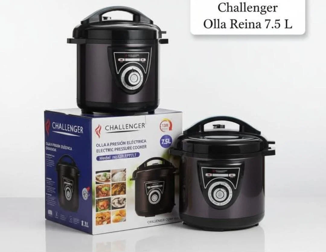 Olla reina nueva en su caja, de las grande de 7.5 litros, marca challenger,