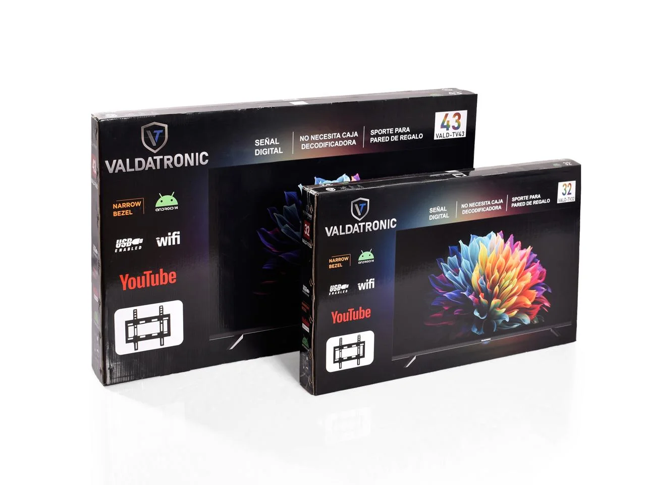 Tv de 32" marca Valdatronic smart tv