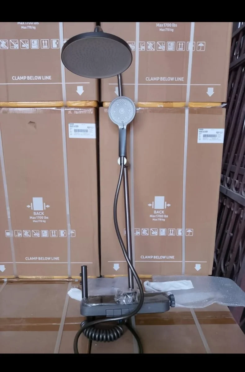 Ducha de doble tiro de las modernas trae Cabeza de ducha redonda