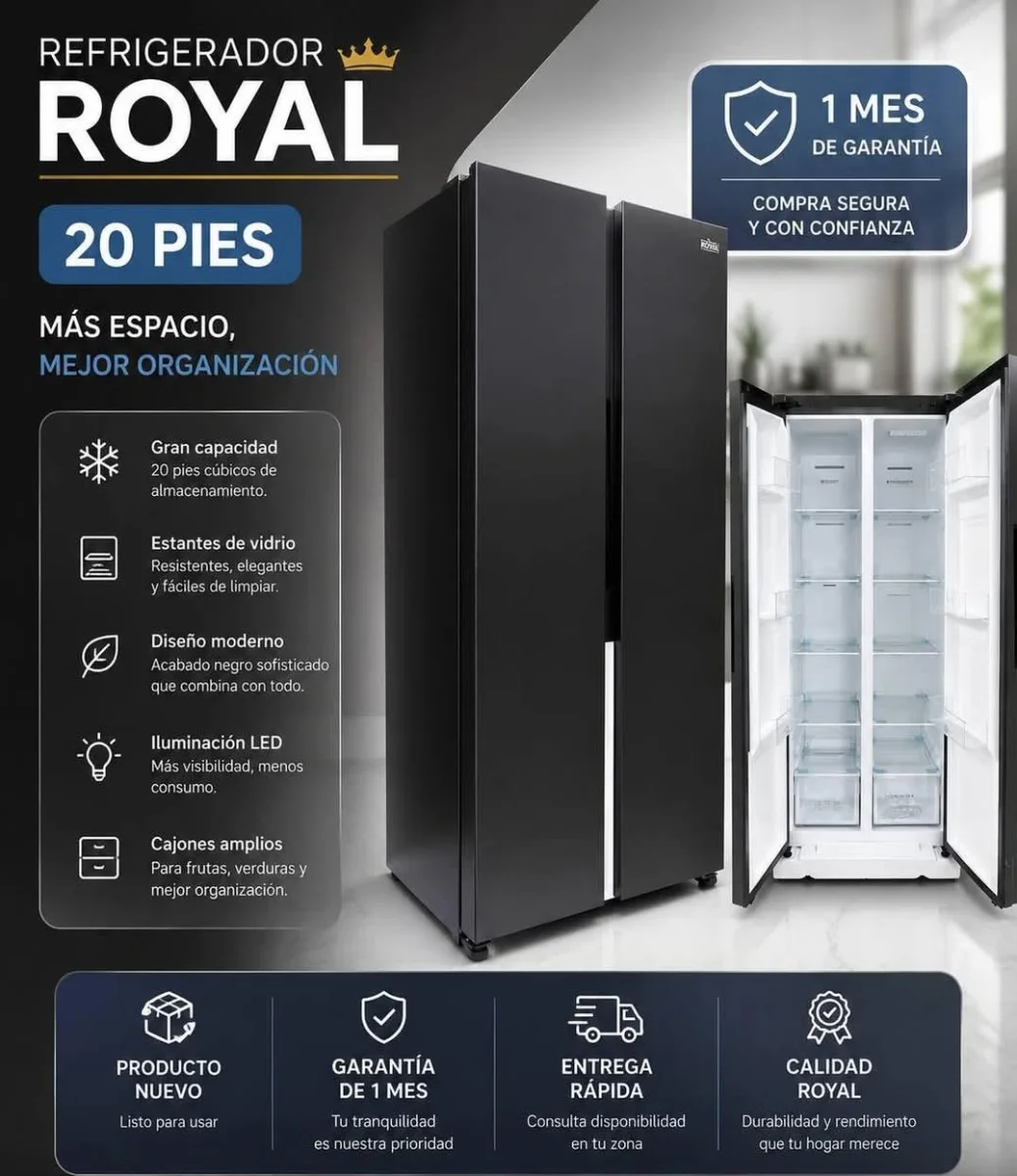 Refrigerador d 20 pies side by side