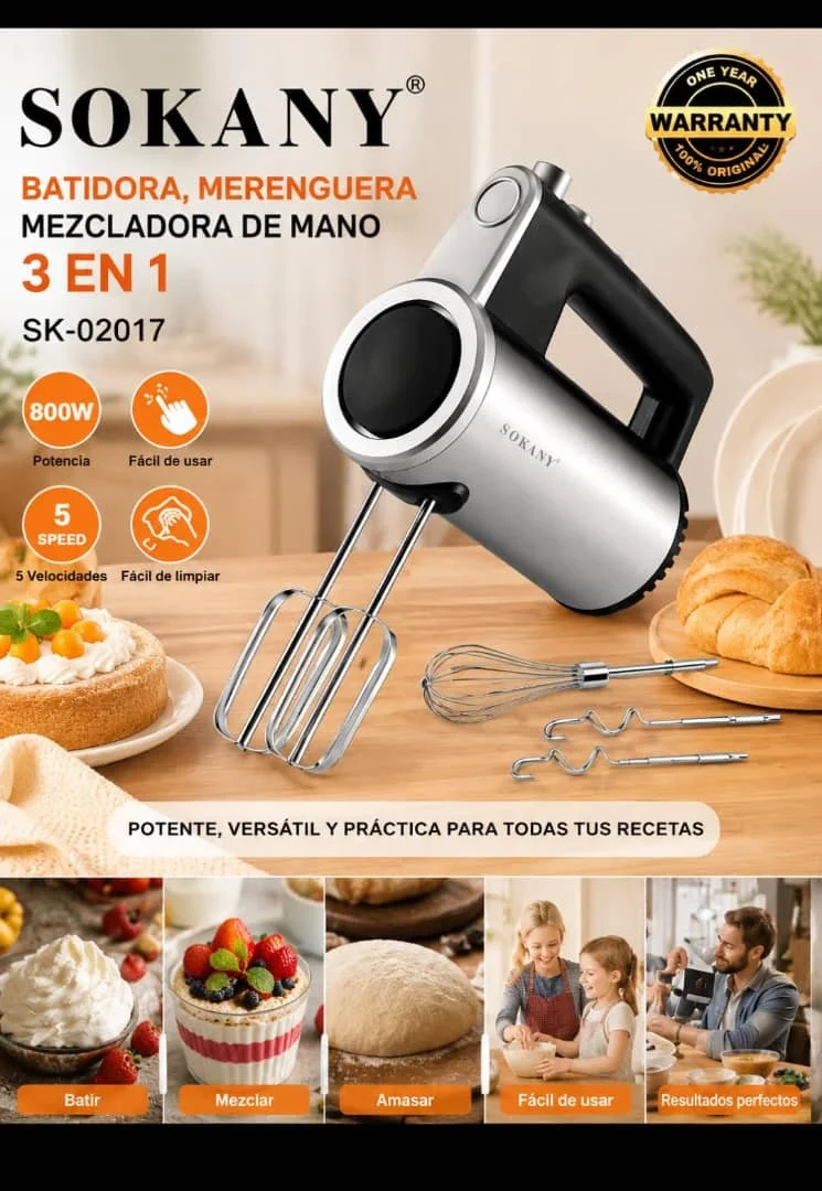 Merenguera- batidora- mezcladora de mano — imagen 1