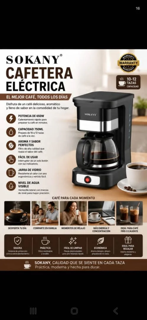 Cafetera electrica de las modernas — imagen 1