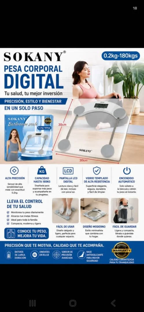 Pesa corporal digital — imagen 1