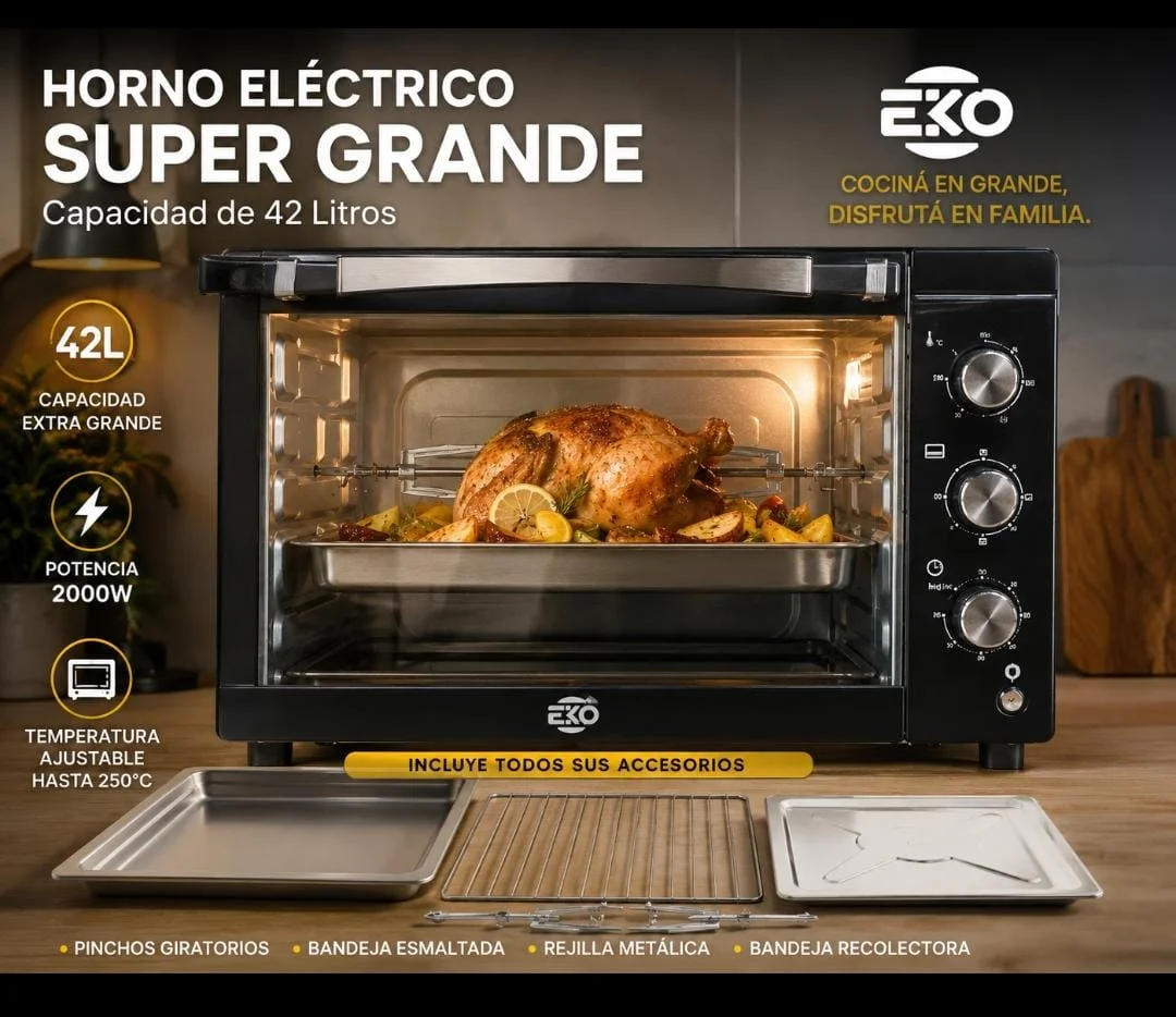 Horno eléctrico marca EKO — imagen 1