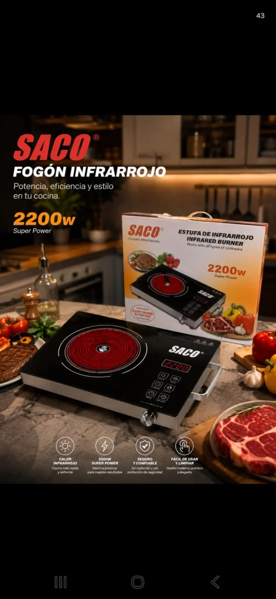 Fogon infrarojo Challenger y Saco — imagen 2