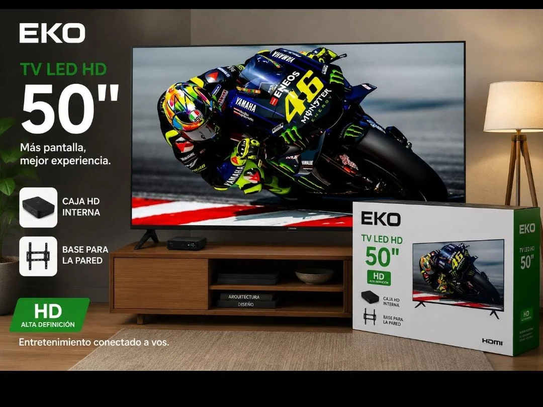 Smart tv de 50" marca EKO