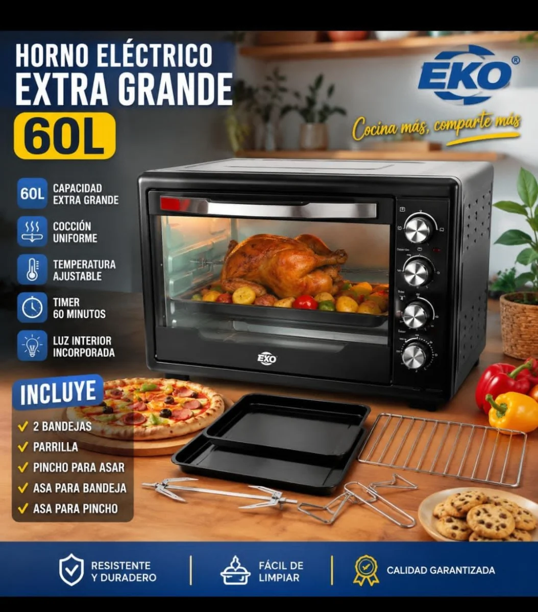 Super mega horno electrico  marca EKO